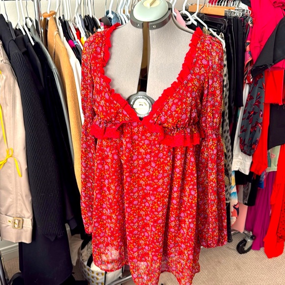 Free People Red Dress - Picture 4 of 10